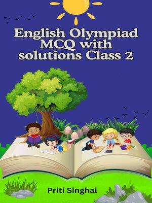 cover image of English Olympiad MCQ with solutions Class 2
